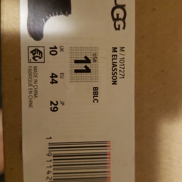 NWB UGG Black Eliasson Boot Men’s Size 11 Never Worn - Winter Boots - Picture 8 of 14